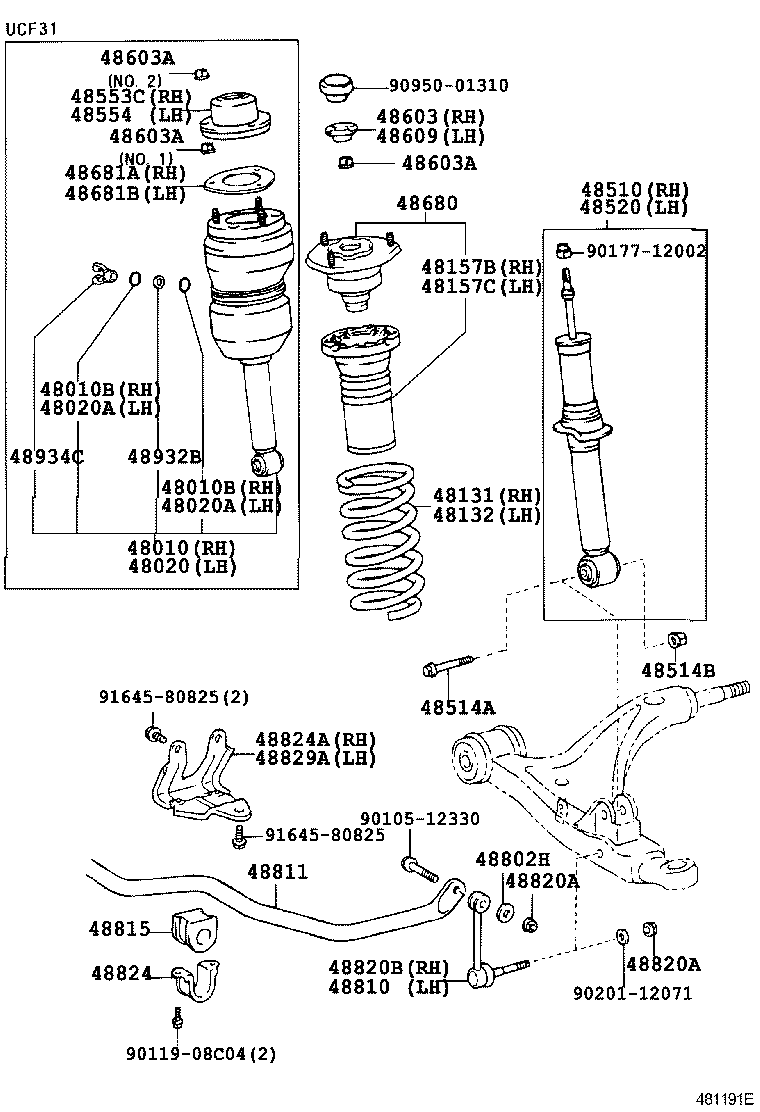 48131-50170 SPRING, FRONT COIL, RH product image