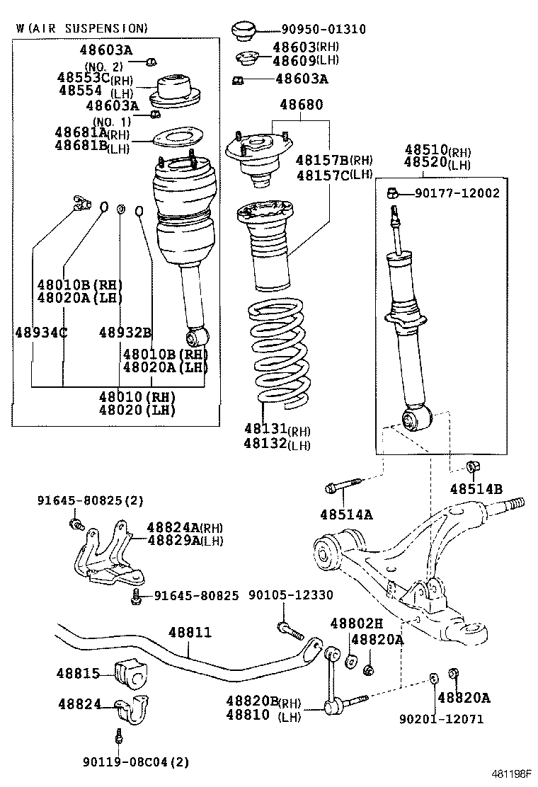 48131-50140 SPRING, FRONT COIL, RH product image