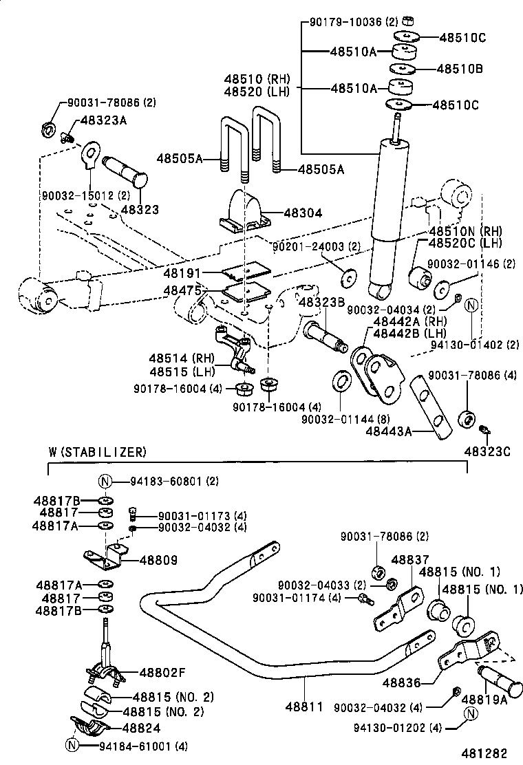 48112-37590 LEAF, FRONT SPRING, NO.2 product image