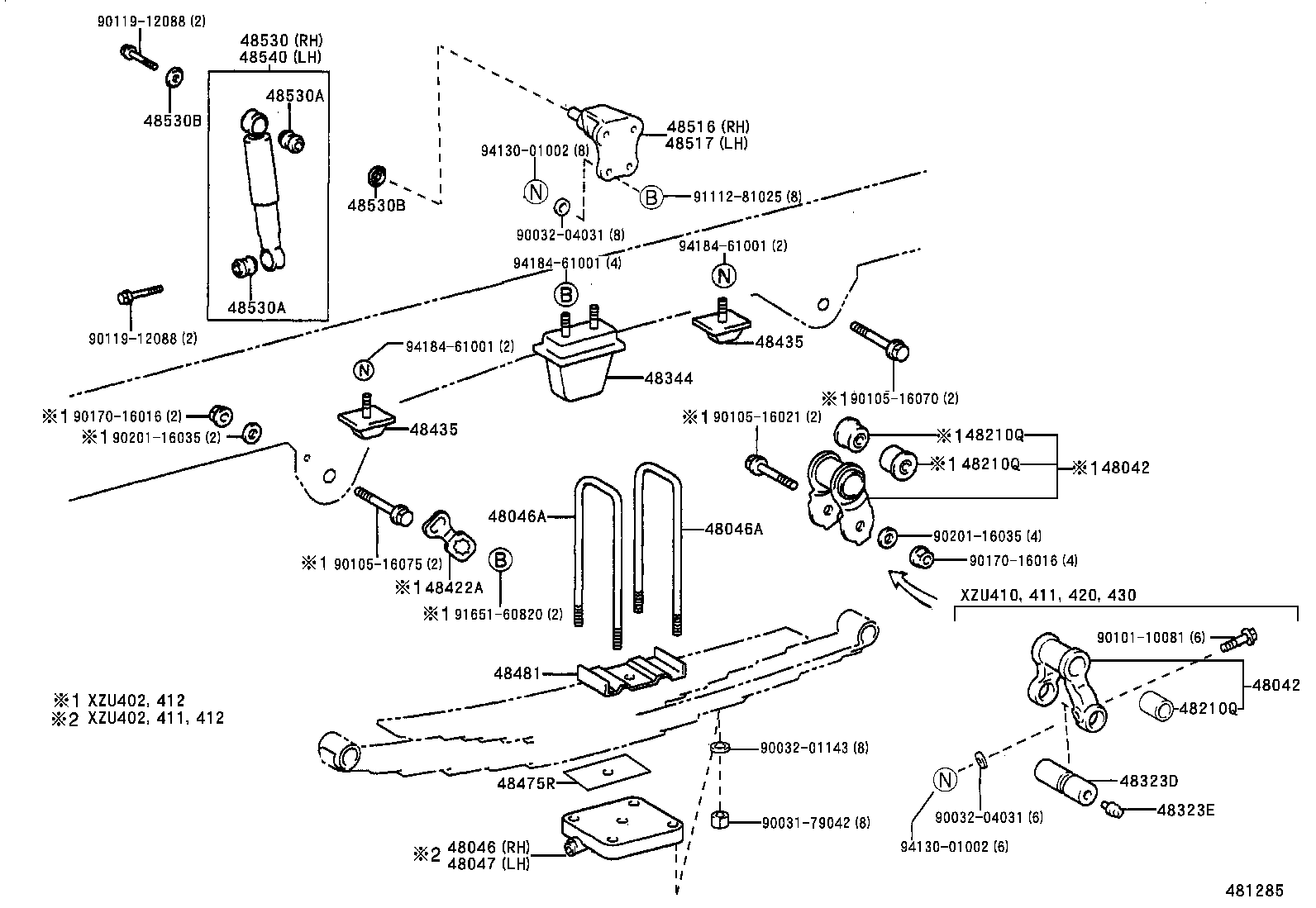 48201-3V090 LEAF, REAR SPRING, NO.1 product image