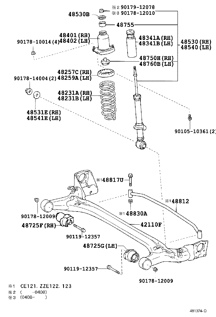 48231-1H800 SPRING, COIL, REAR RH product image