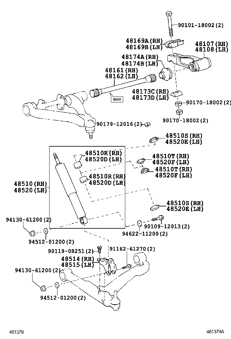 48471-36010 SEAT, FRONT SPRING, RH product image