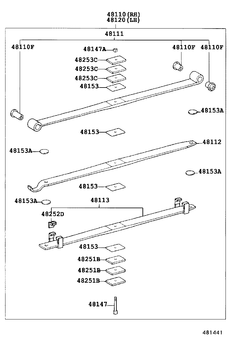 48511-89215 ABSORBER ASSY, SHOCK, FRONT RH product image