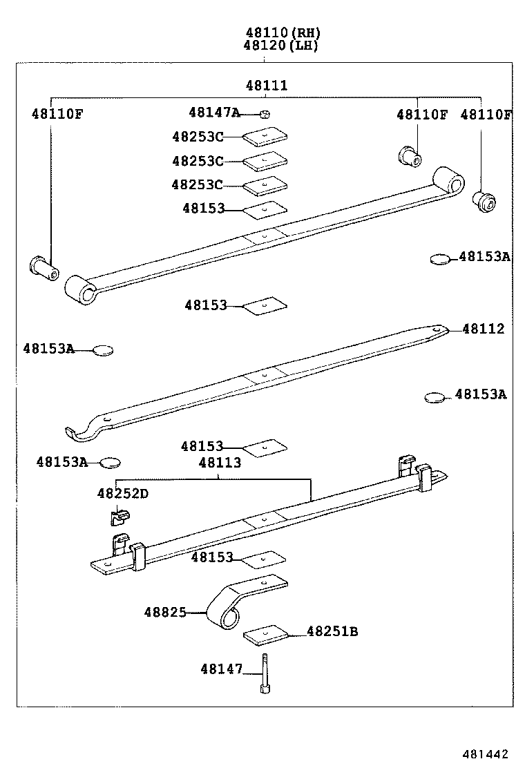 48511-89215 ABSORBER ASSY, SHOCK, FRONT RH product image