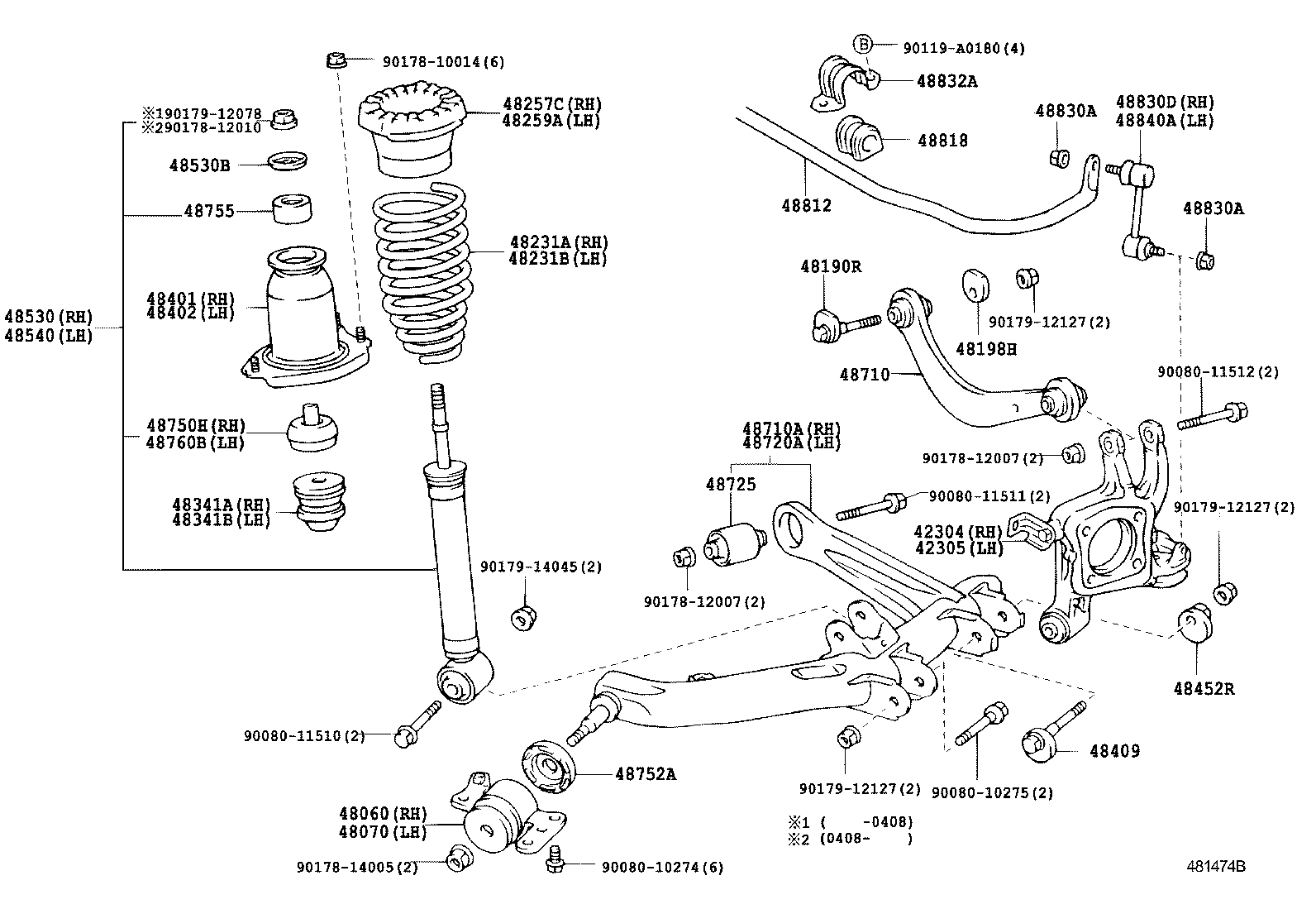 42101-02050 BEAM ASSY, REAR AXLE product image