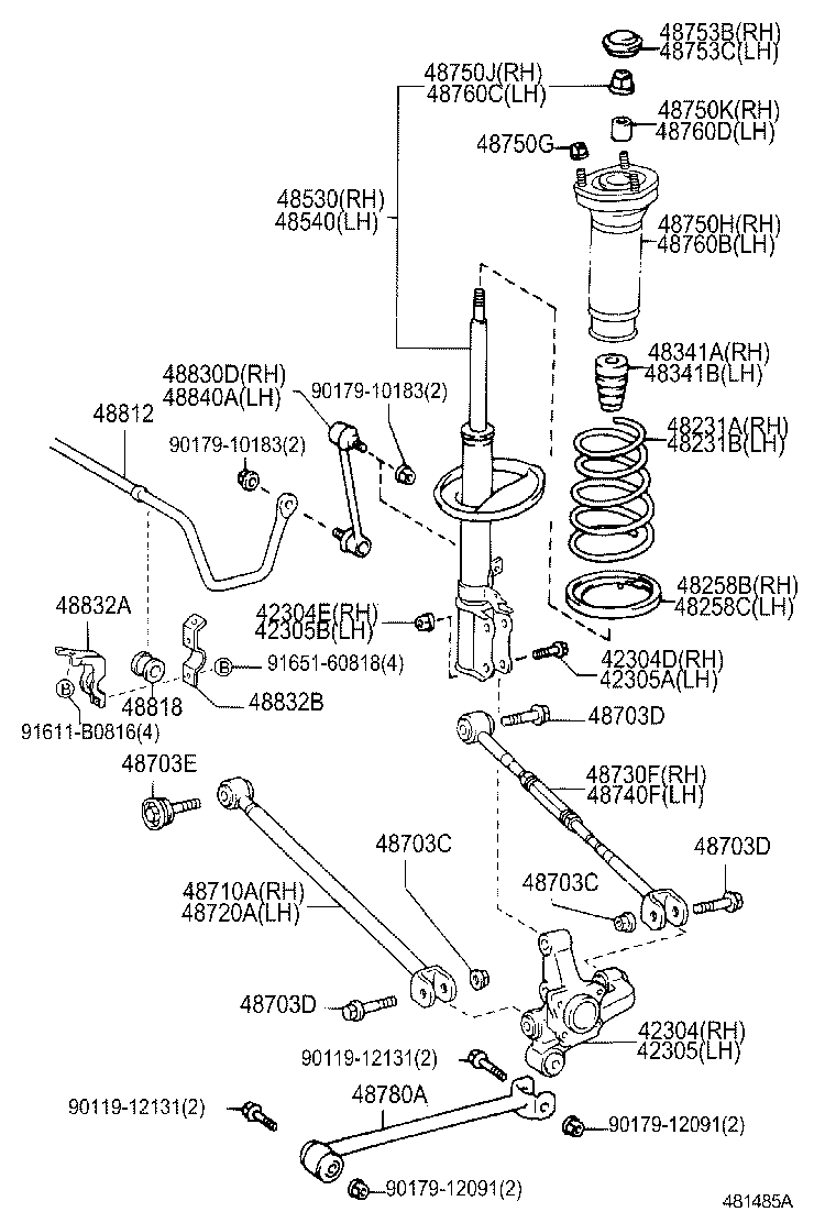 48818-06180 BUSH, STABILIZER, REAR product image