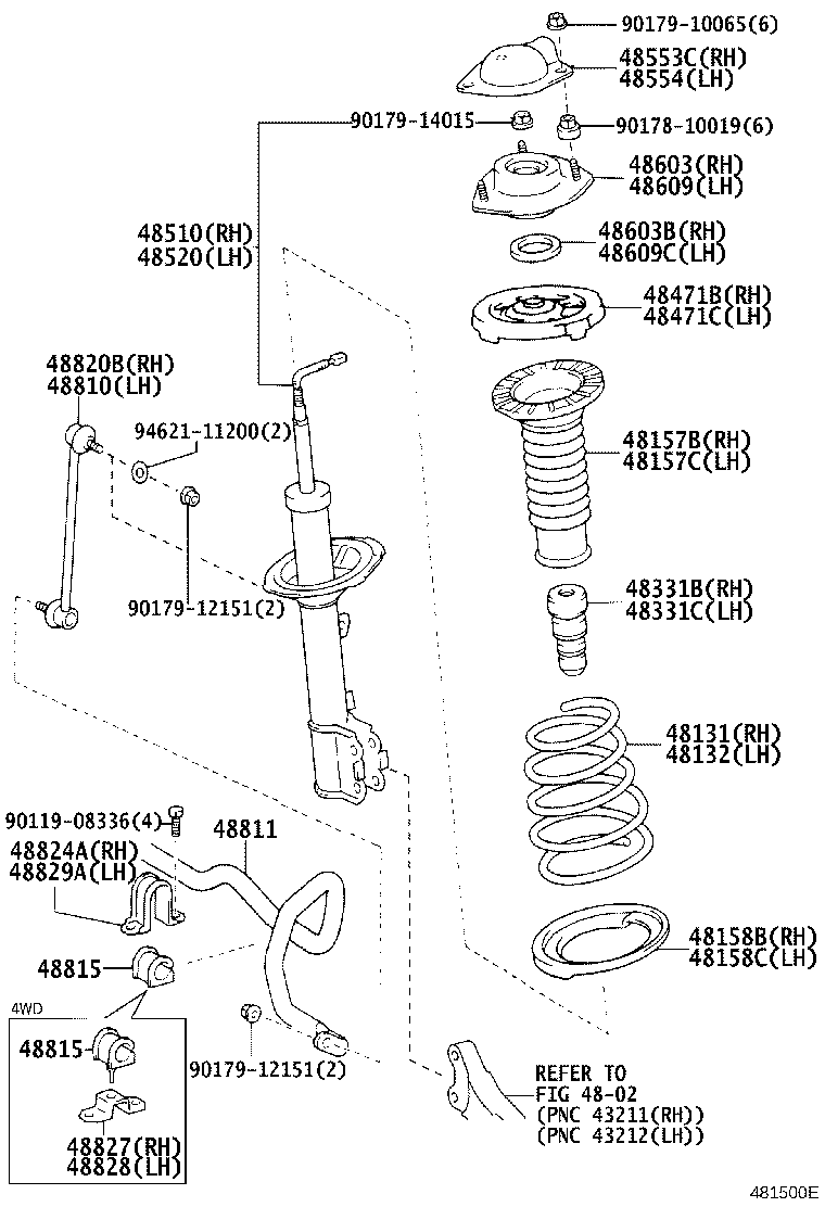 48131-58140 SPRING, FRONT COIL, RH product image