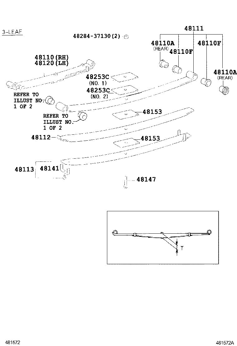 48511-80017 ABSORBER ASSY, SHOCK, FRONT RH product image