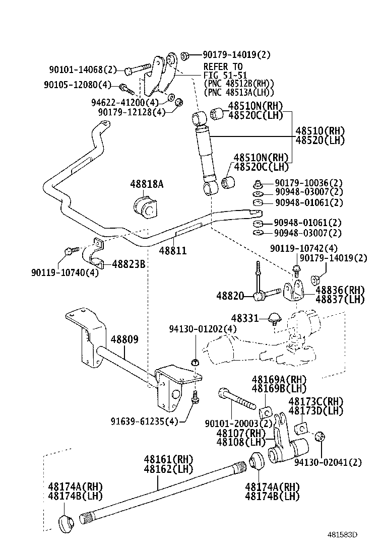 48101-37850 LEAF, FRONT SPRING, NO.1 product image