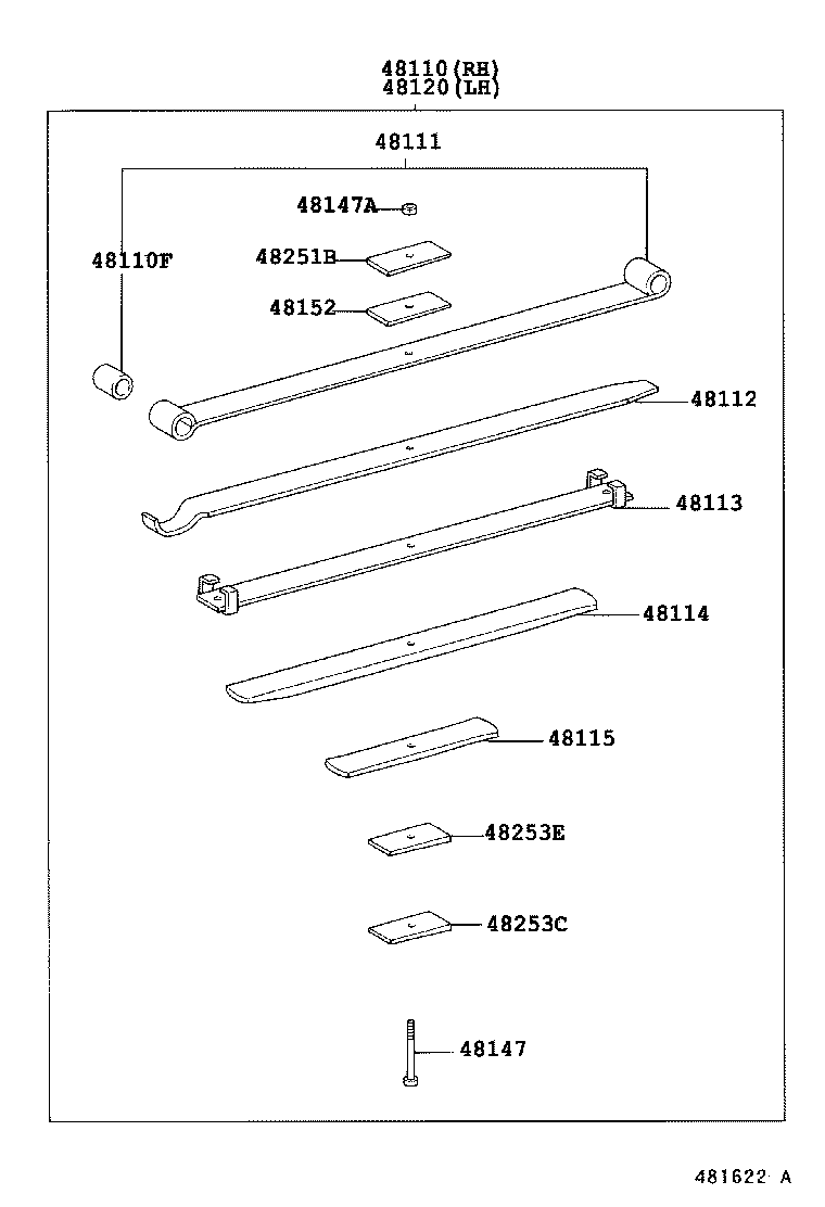 48511-89215 ABSORBER ASSY, SHOCK, FRONT RH product image