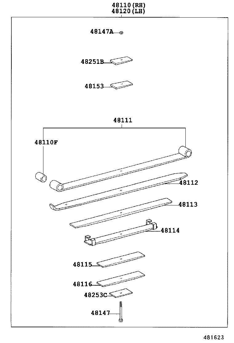 48511-89215 ABSORBER ASSY, SHOCK, FRONT RH product image