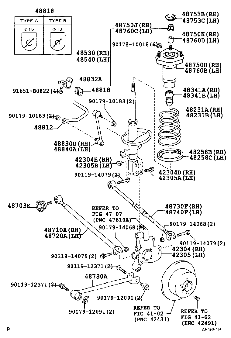 48818-48021 BUSH, STABILIZER, REAR product image