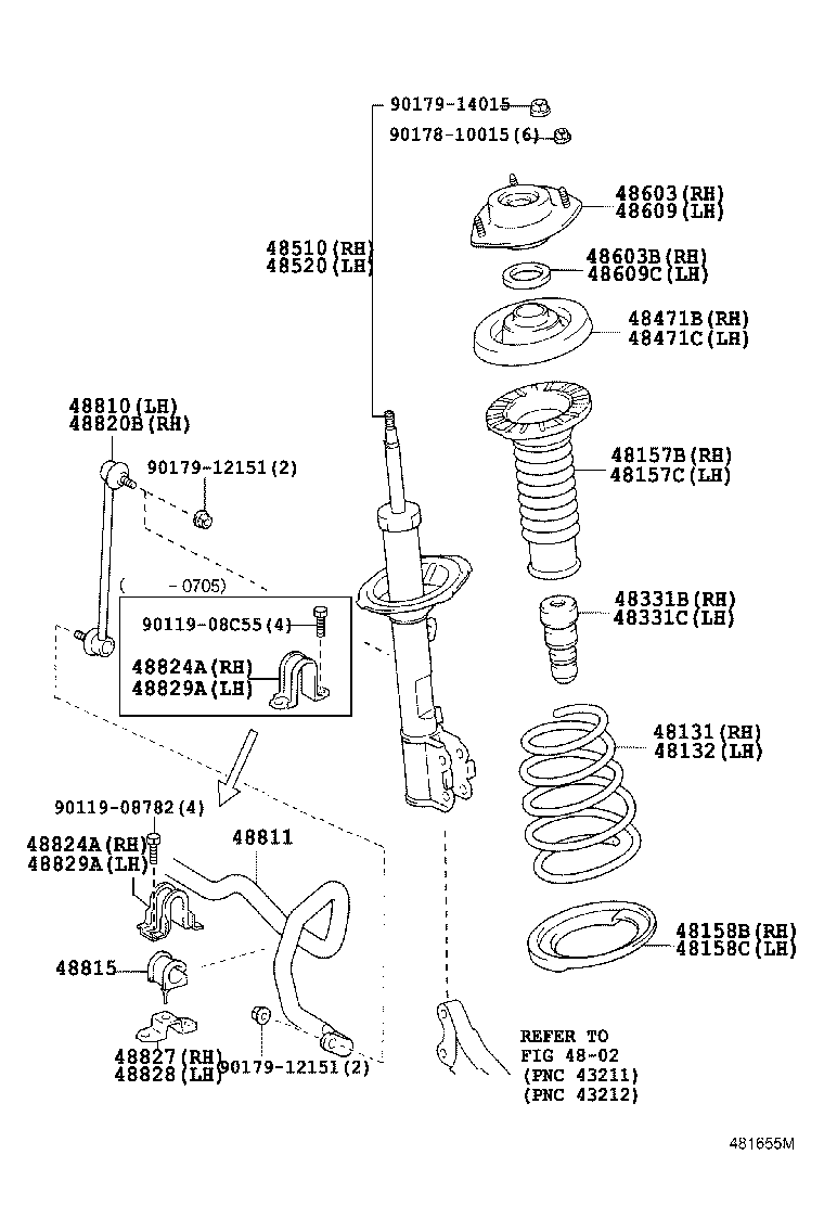 48131-48360 SPRING, FRONT COIL, RH product image