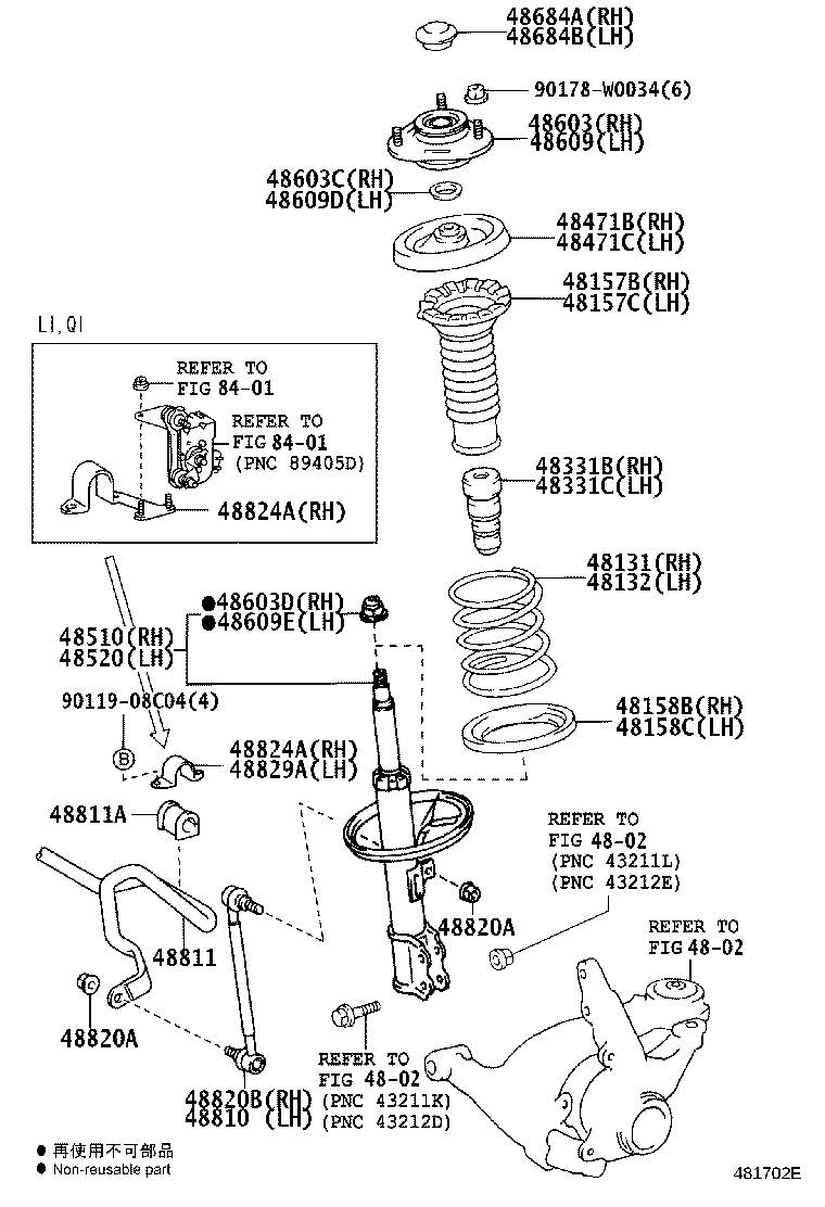 48131-05800 SPRING, FRONT COIL, RH product image
