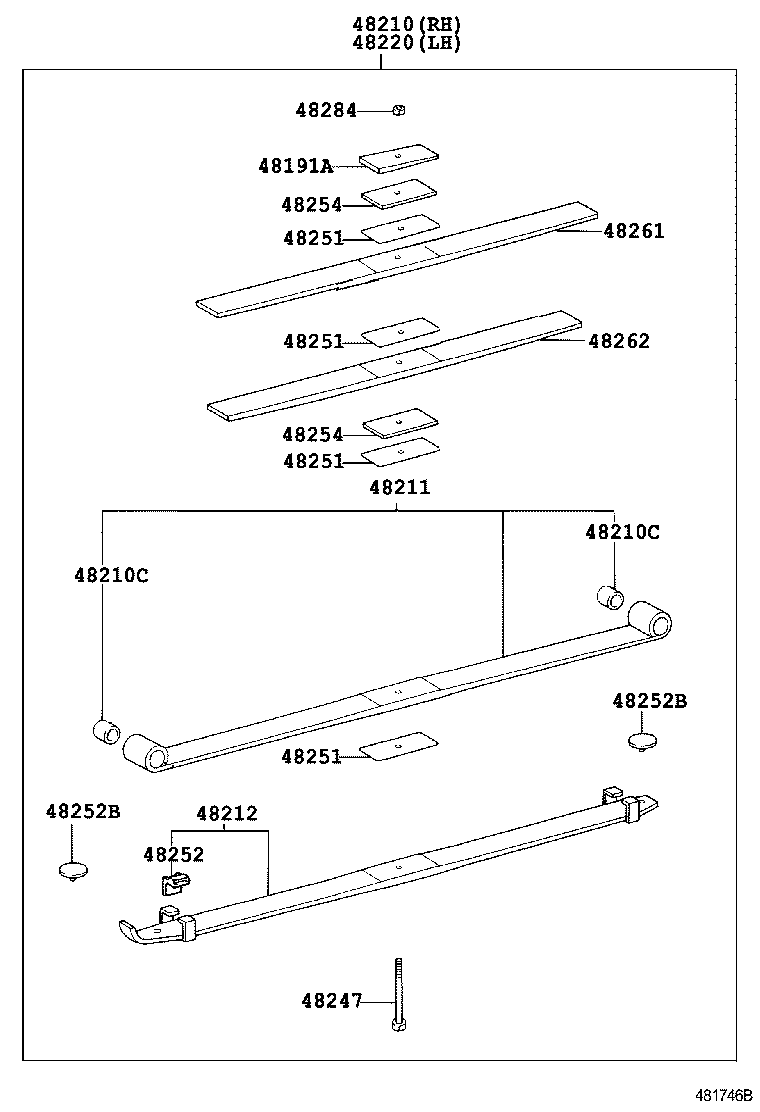 48202-3V021 LEAF, REAR SPRING, NO.3 product image