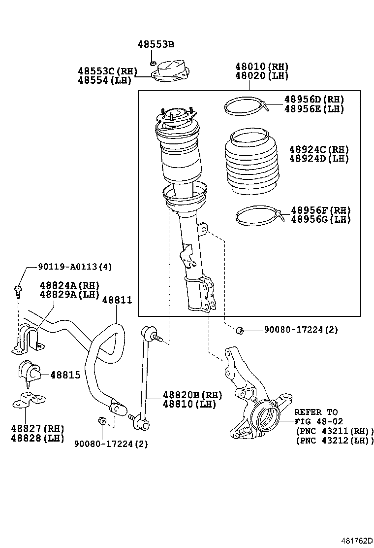 48131-0E011 SPRING, FRONT COIL, RH product image