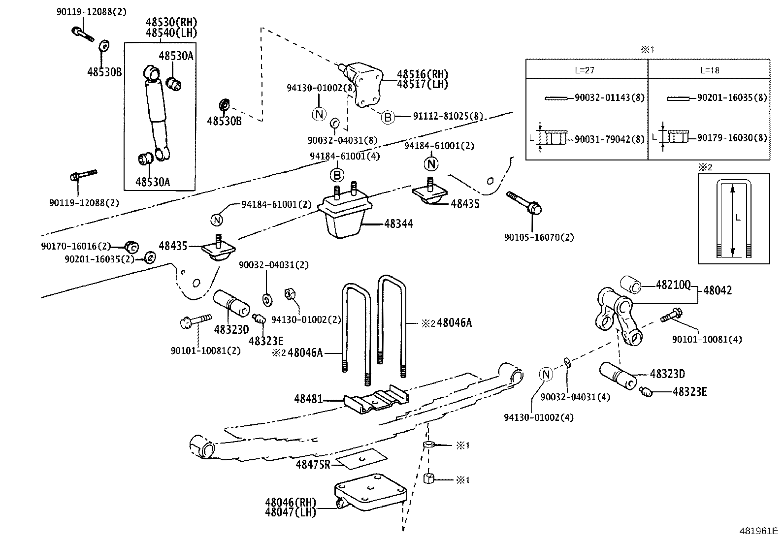 48202-3V021 LEAF, REAR SPRING, NO.3 product image