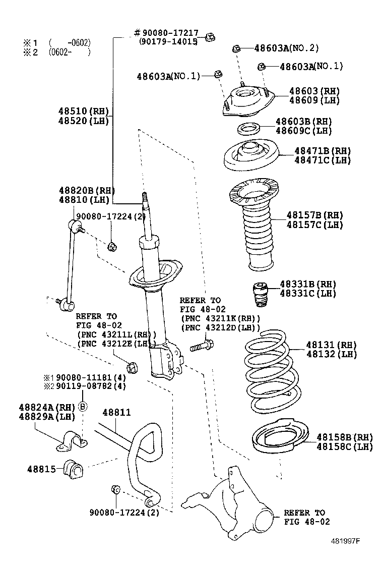 48131-07092 SPRING, FRONT COIL, RH product image