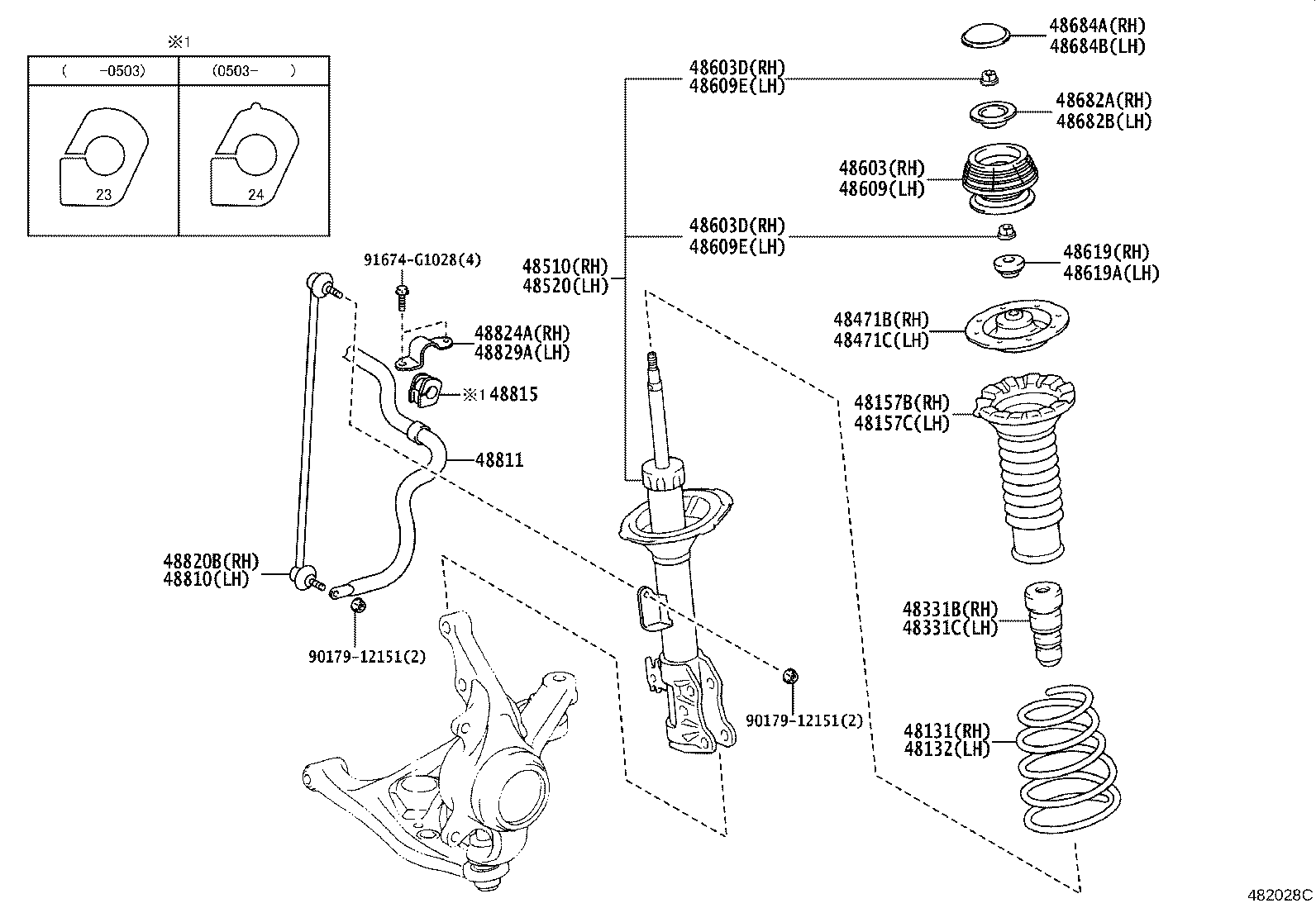 48131-52A30 SPRING, FRONT COIL, RH product image