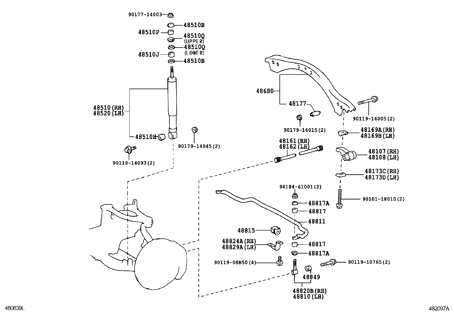 48131-6B080 SPRING, FRONT COIL, RH product image