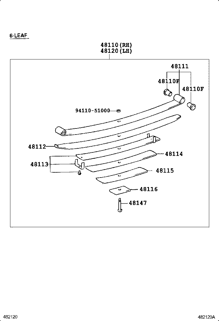 48511-39895 ABSORBER ASSY, SHOCK, FRONT RH product image