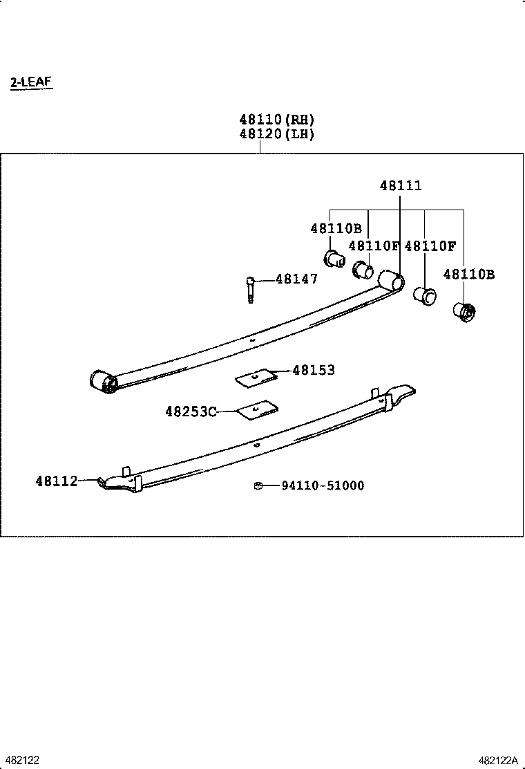 48511-39895 ABSORBER ASSY, SHOCK, FRONT RH product image