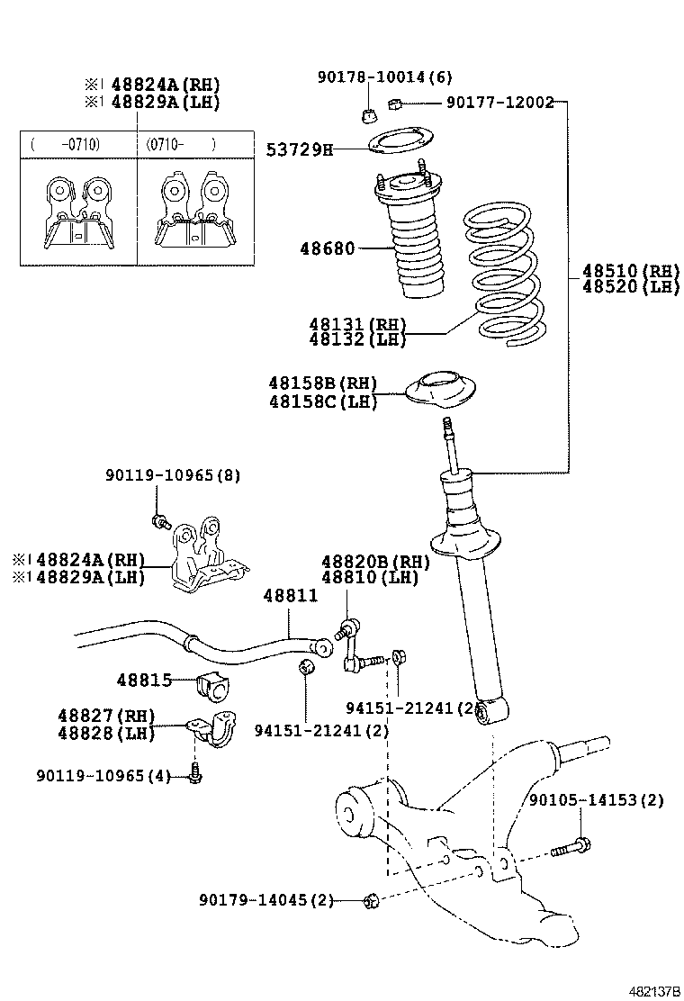 48131-53171 SPRING, FRONT COIL, RH product image
