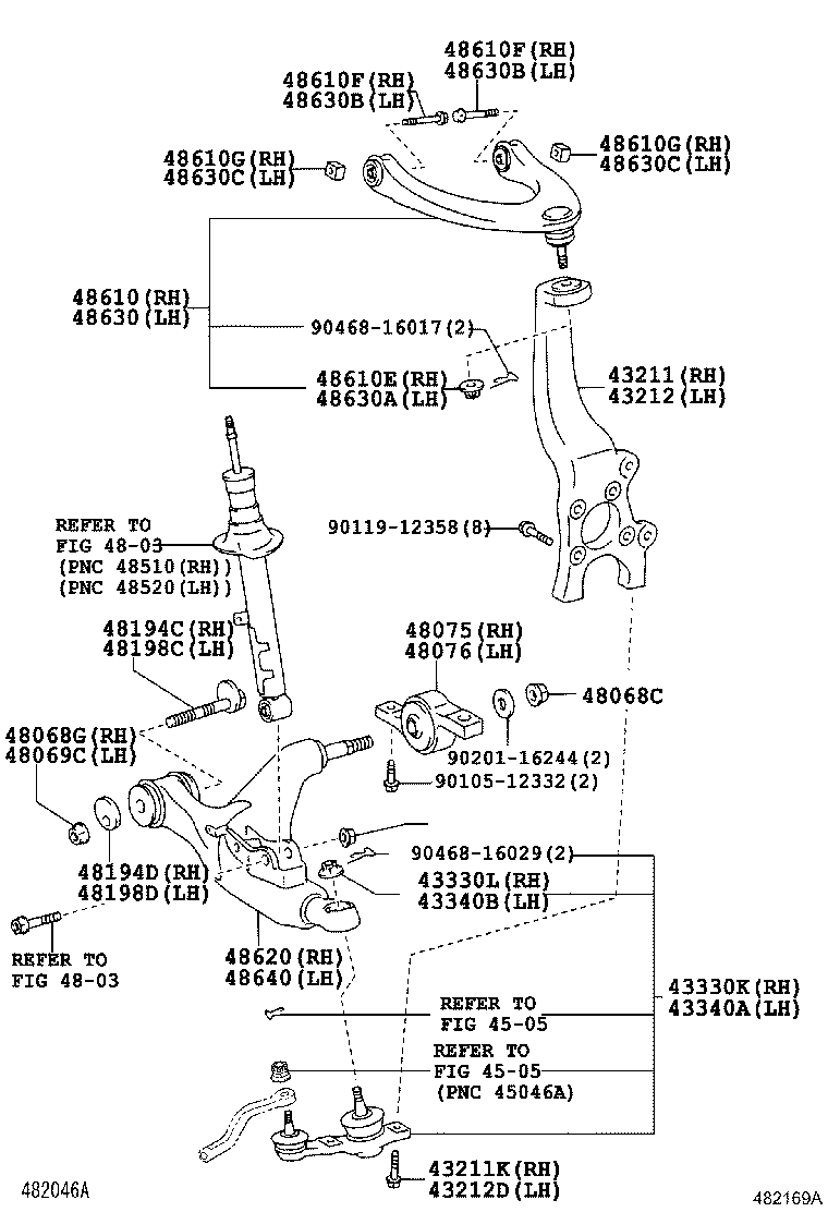 43201-0N010 KNUCKLE, STEERING, RH product image