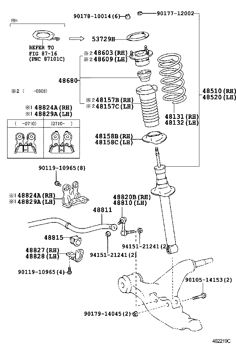 48131-53260 SPRING, FRONT COIL, RH product image