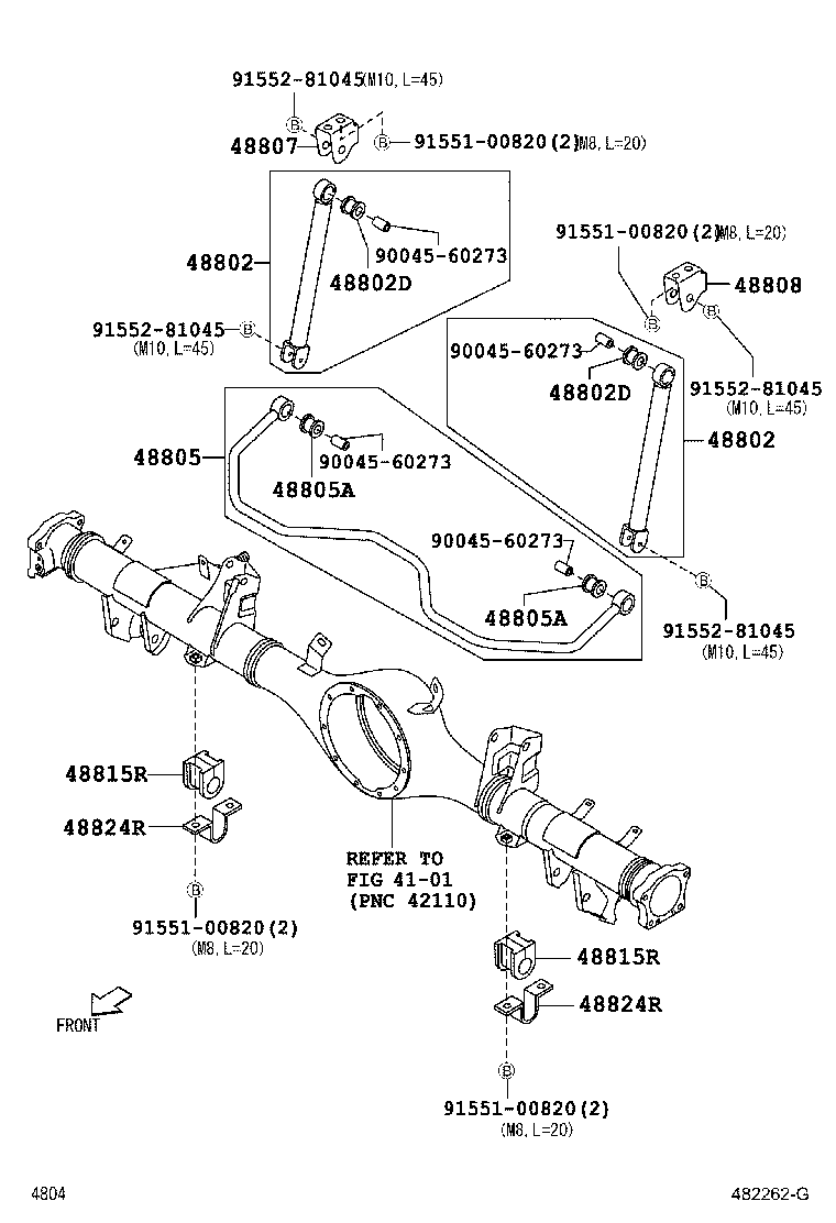 48482-B4010 SEAT, REAR SPRING, LOWER product image