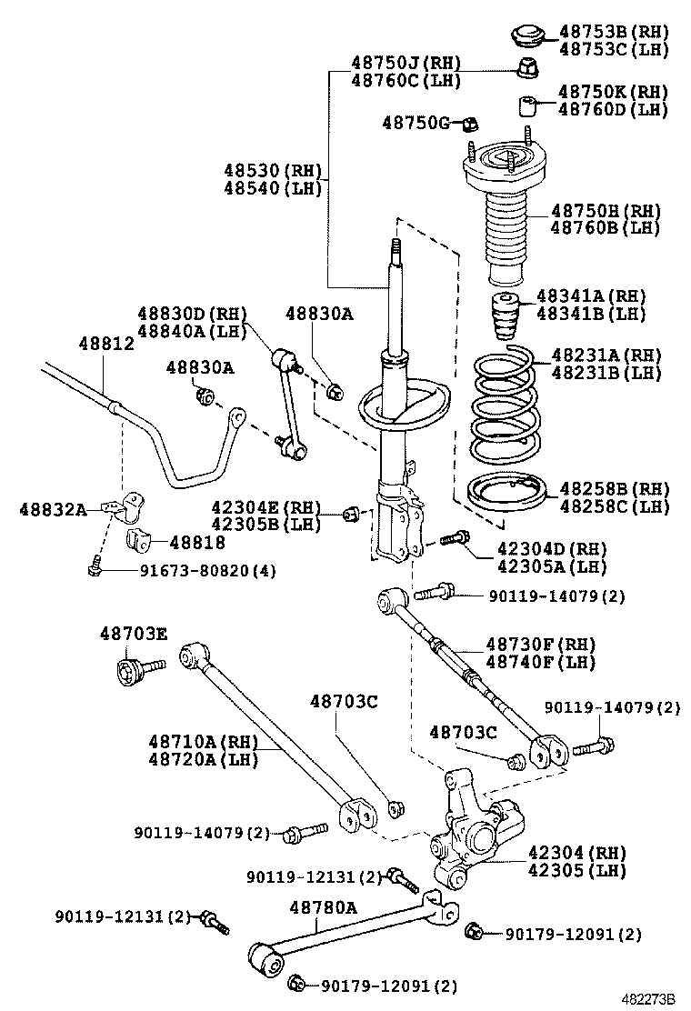 48818-33100 BUSH, STABILIZER, REAR product image