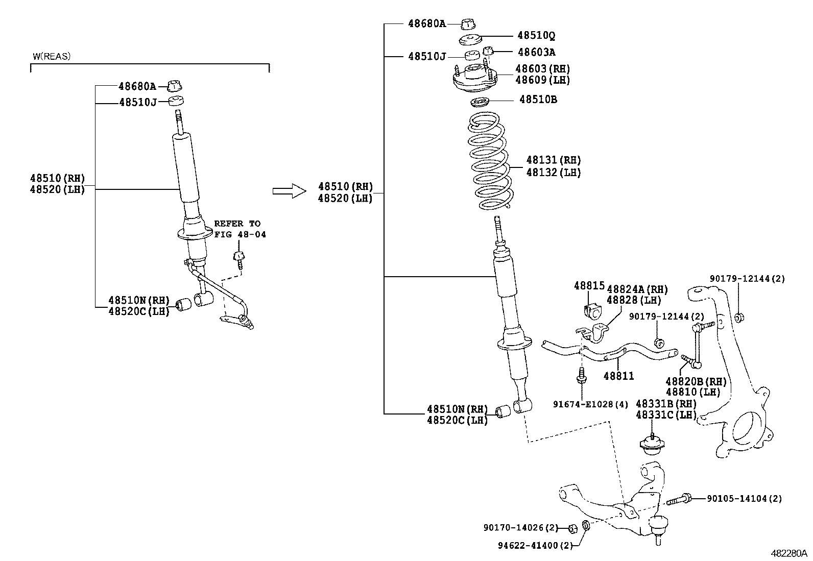 48131-35490 SPRING, FRONT COIL, RH product image