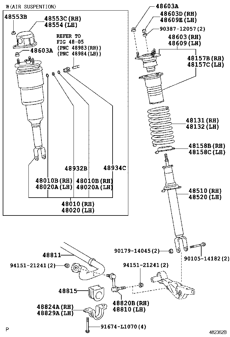 48157-50030 INSULATOR, FRONT COIL SPRING, UPPER RH product image