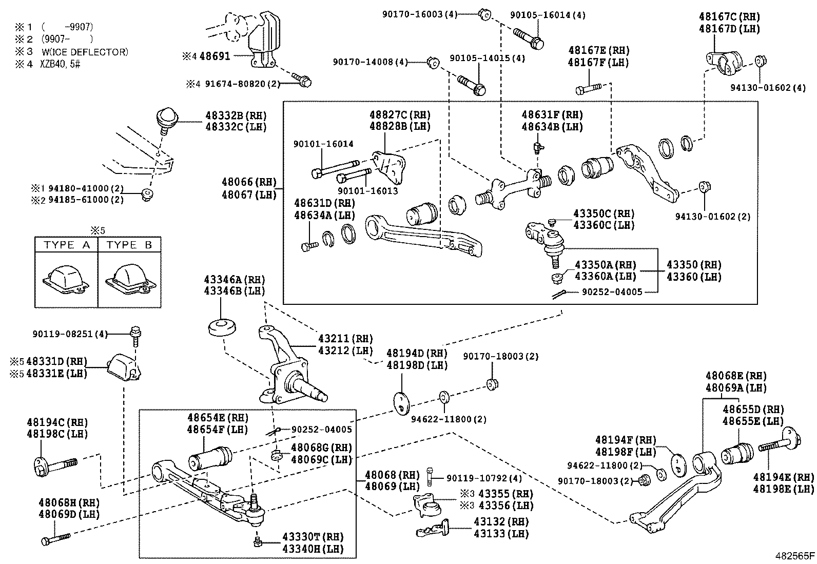 43132-36070 STOPPER, STEERING KNUCKLE, RH product image