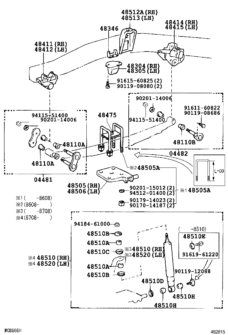 48131-60081 SPRING, FRONT COIL, RH product image