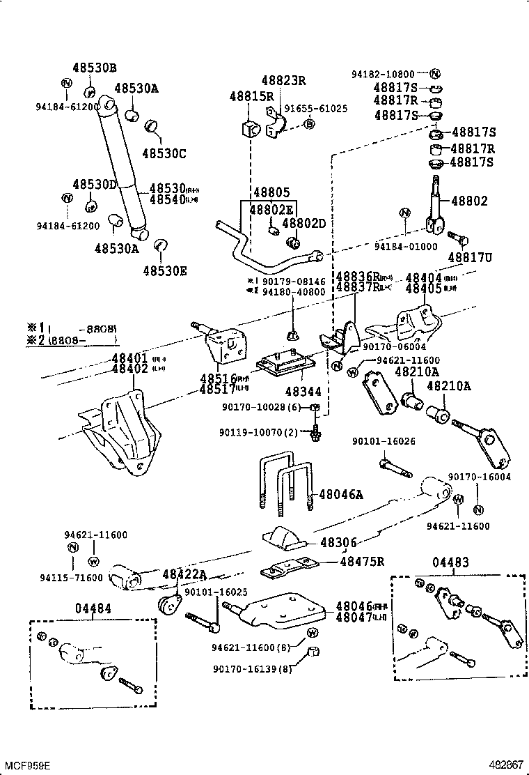 48202-3B121 LEAF, REAR SPRING, NO.3 product image