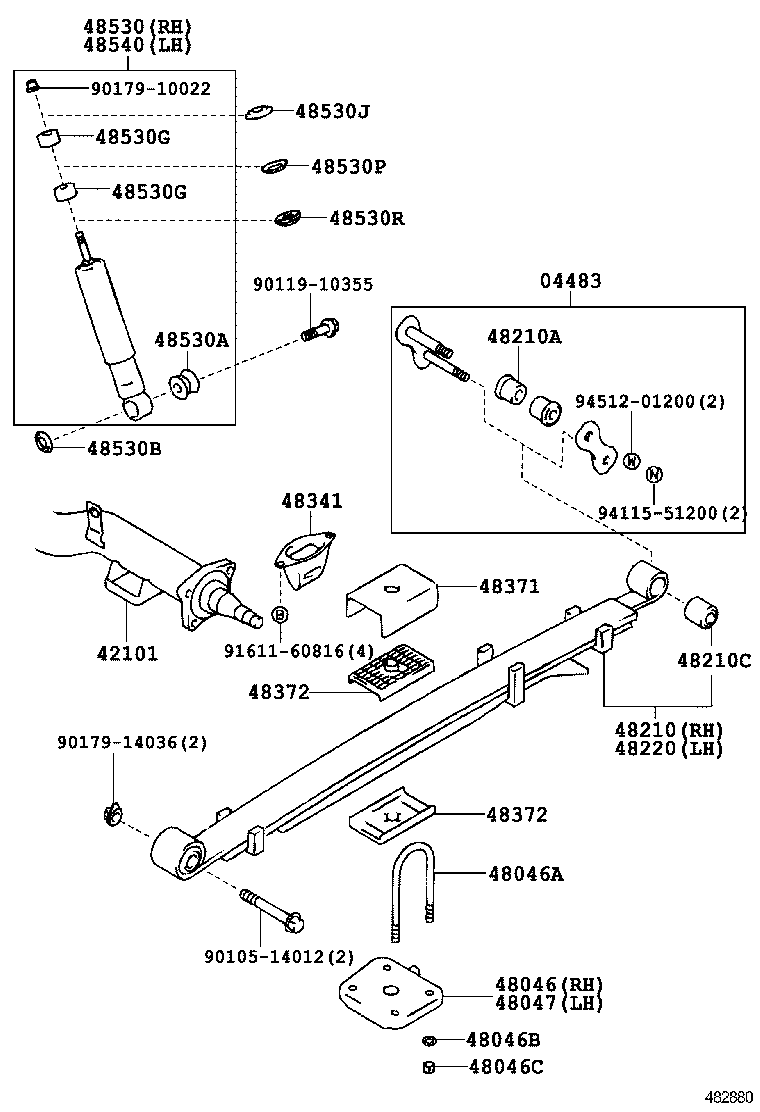 48231-2B170 SPRING, COIL, REAR product image