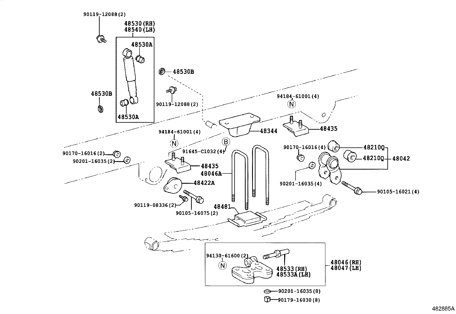 90385-13009 BUSH, STABILIZER LINK product image