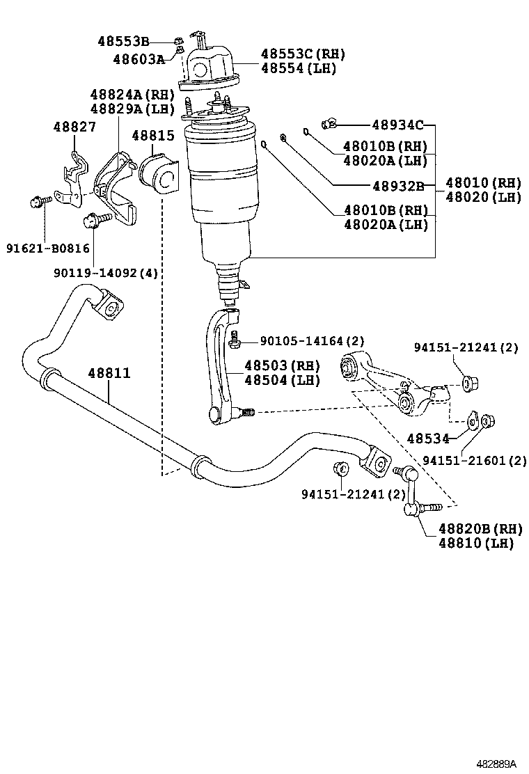 48157-50030 INSULATOR, FRONT COIL SPRING, UPPER RH product image