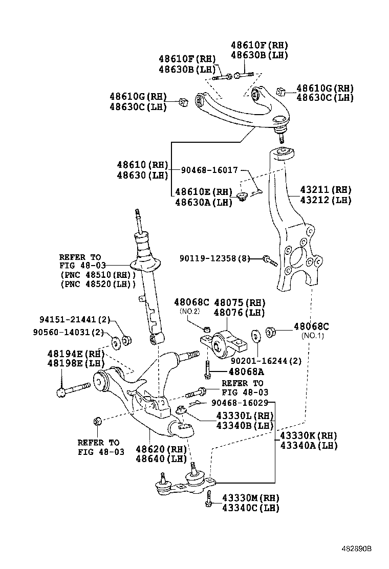 91552-L1265 BOLT(FOR FRONT SUSPENSION LOWER ARM) product image