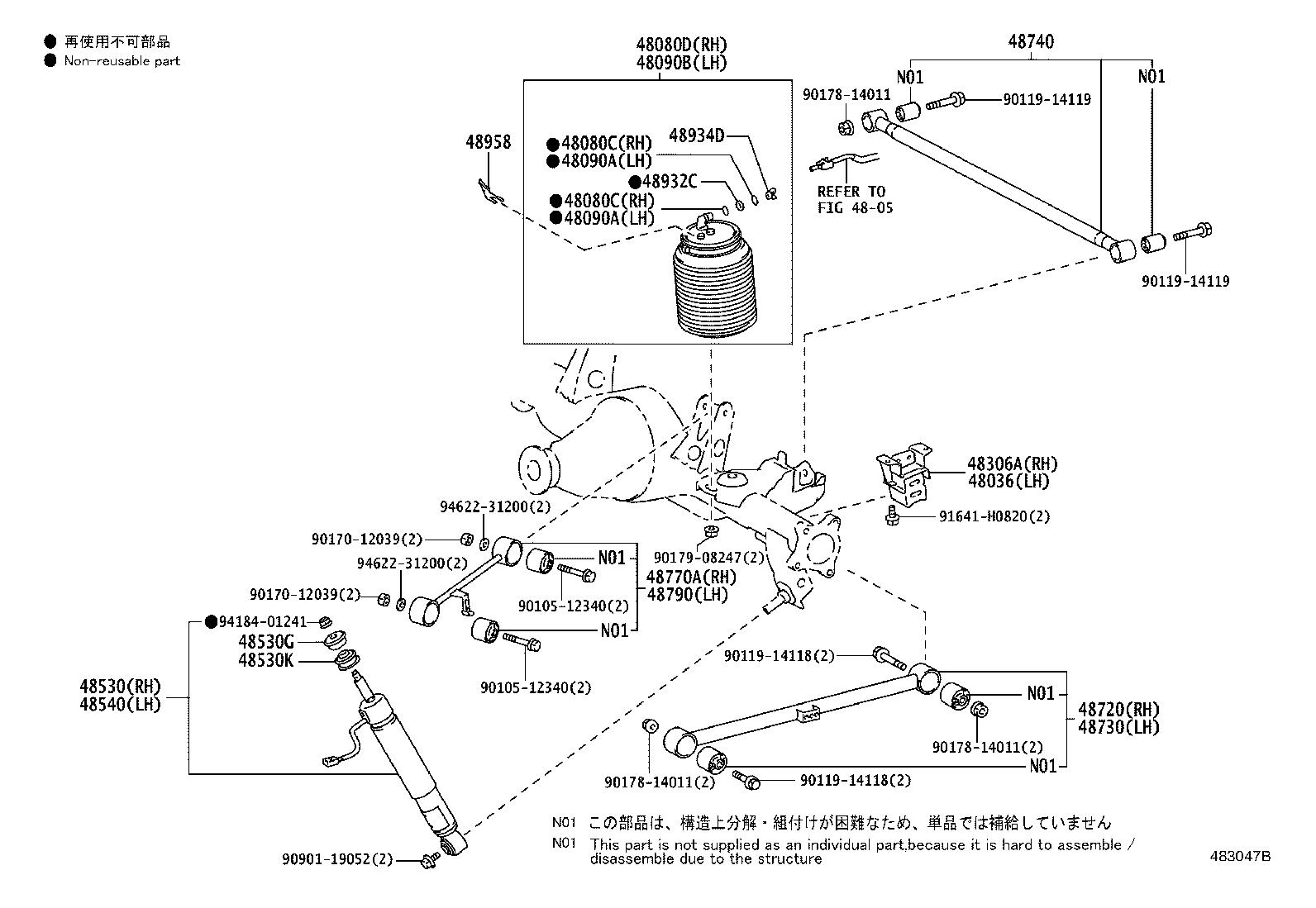 48006-60031 HOUSING ASSY, STABILIZER CONTROL W/ACCUMULATOR product image