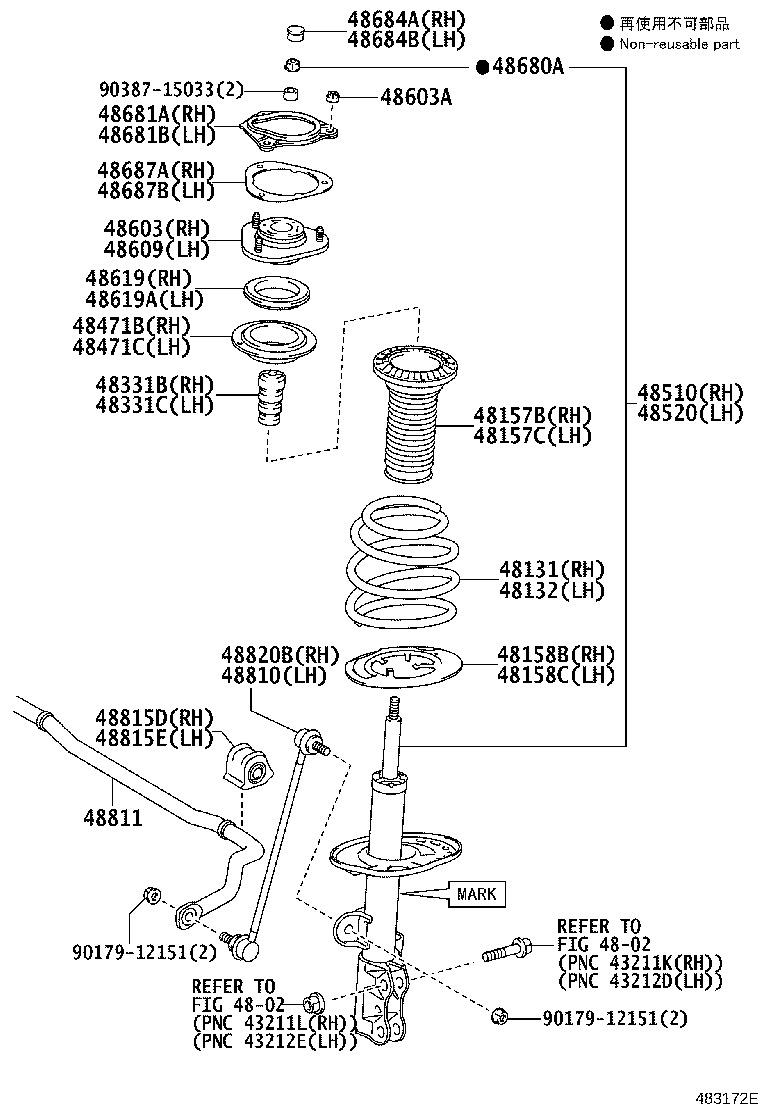 48131-28B80 SPRING, FRONT COIL, RH product image