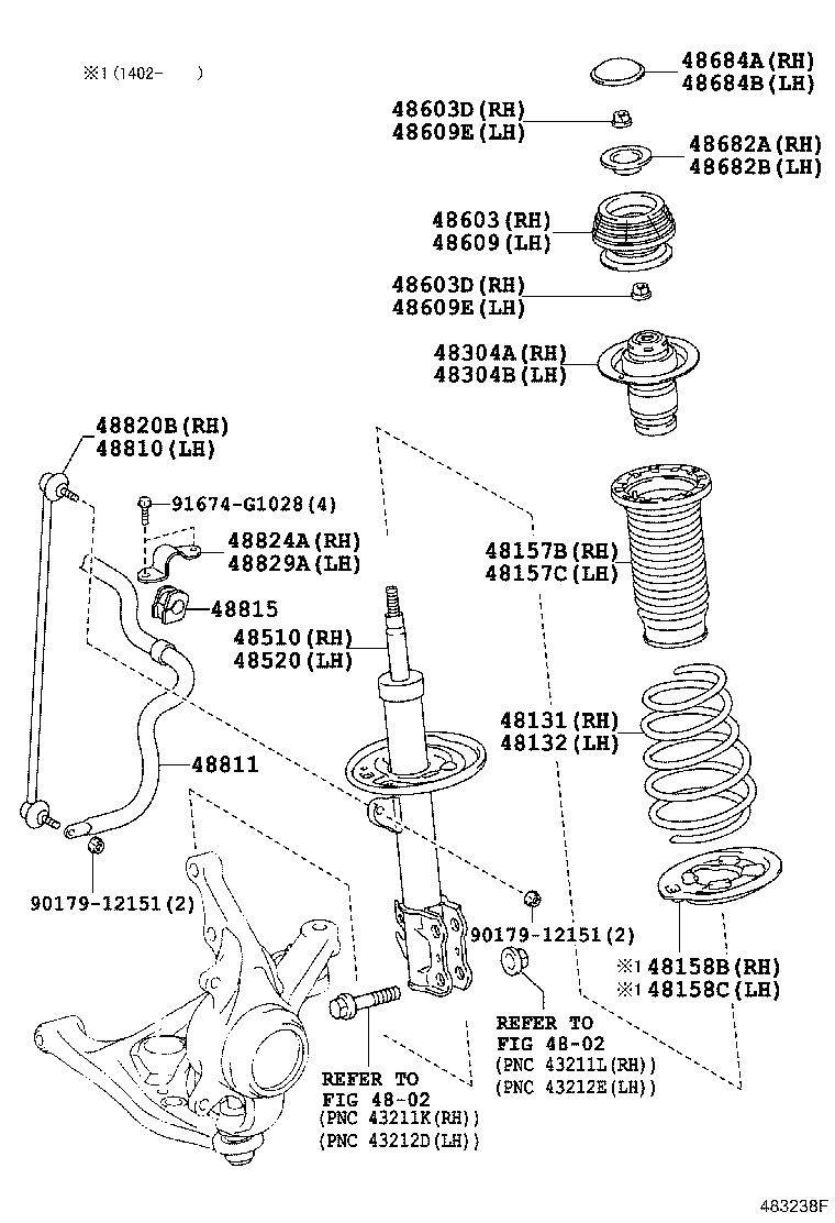 48131-52G81 SPRING, FRONT COIL, RH product image