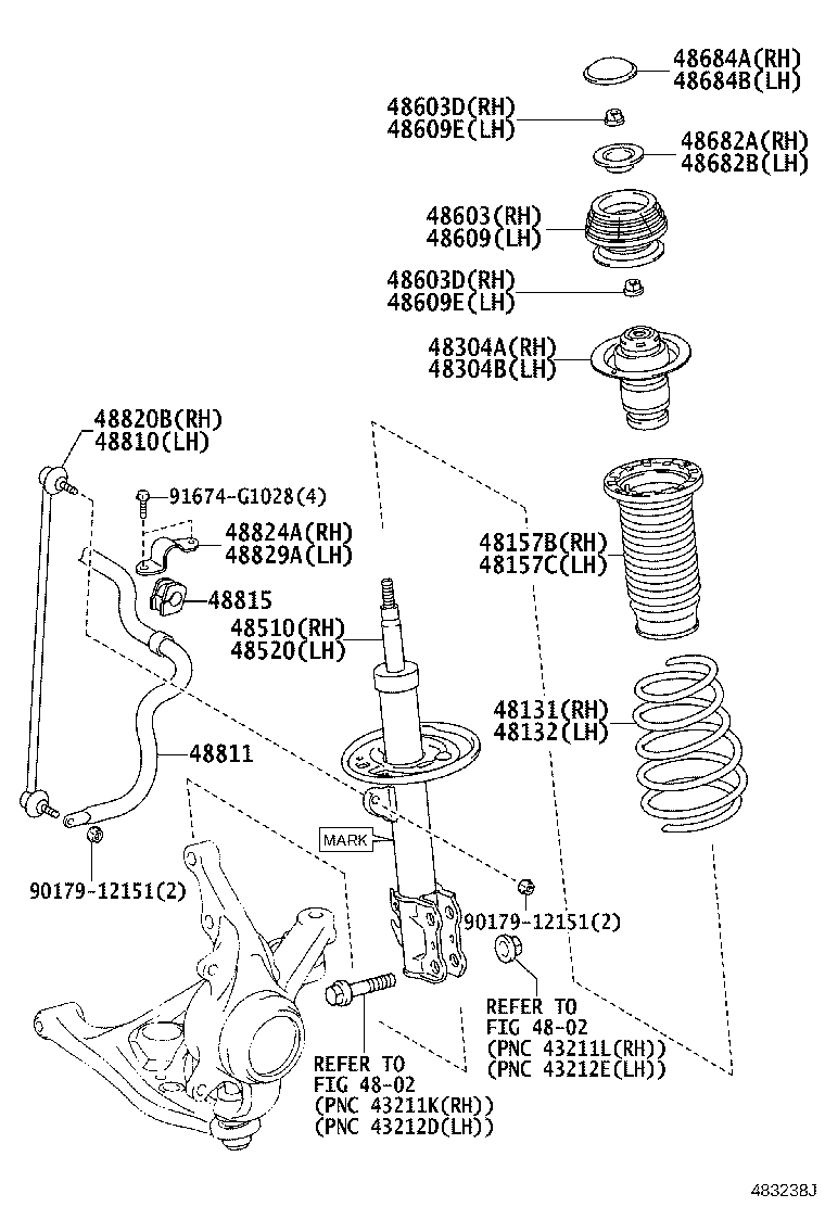 48157-52050 INSULATOR, FRONT COIL SPRING, UPPER RH product image