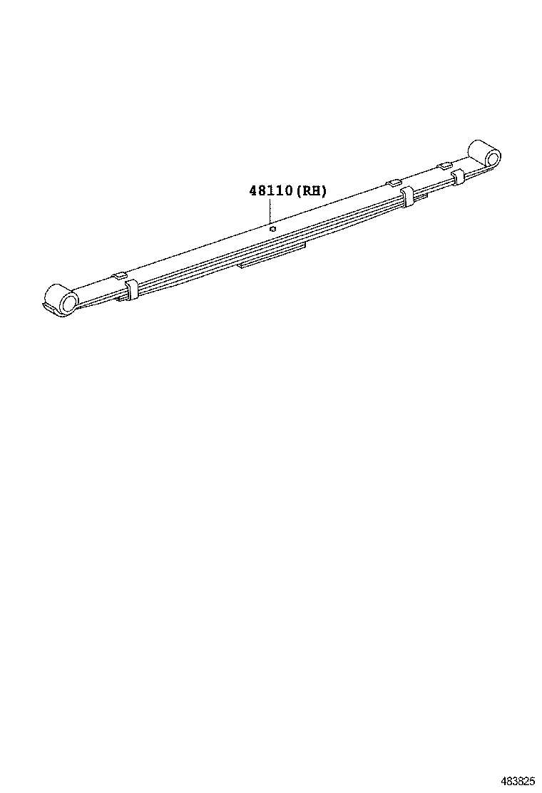 48511-29745 ABSORBER ASSY, SHOCK, FRONT RH product image