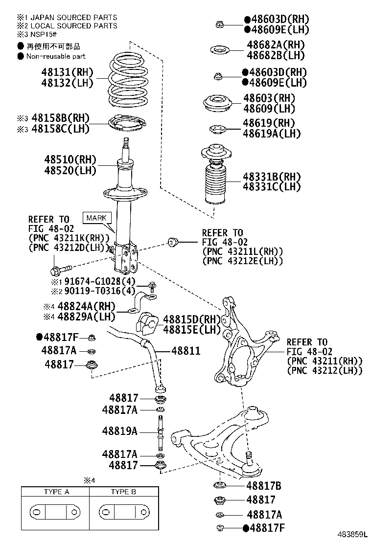 48131-0DF90 SPRING, FRONT COIL, RH product image