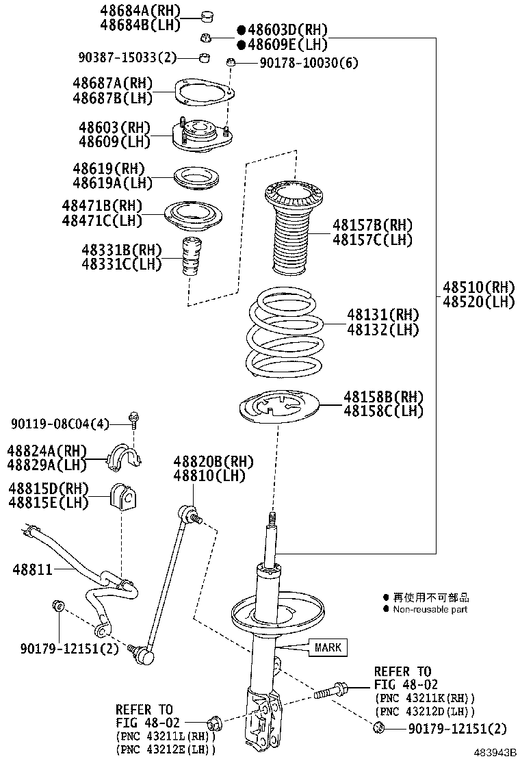 48131-28D90 SPRING, FRONT COIL, RH product image