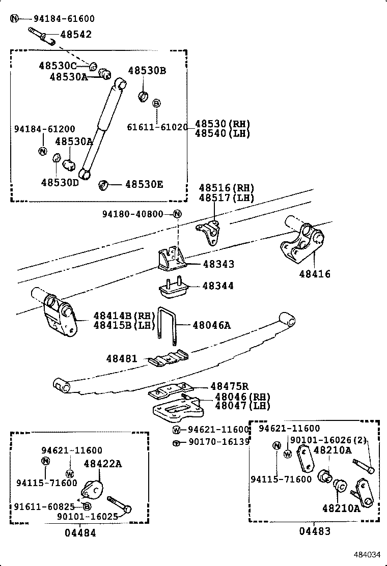 48202-3B200 LEAF, REAR SPRING, NO.3 product image