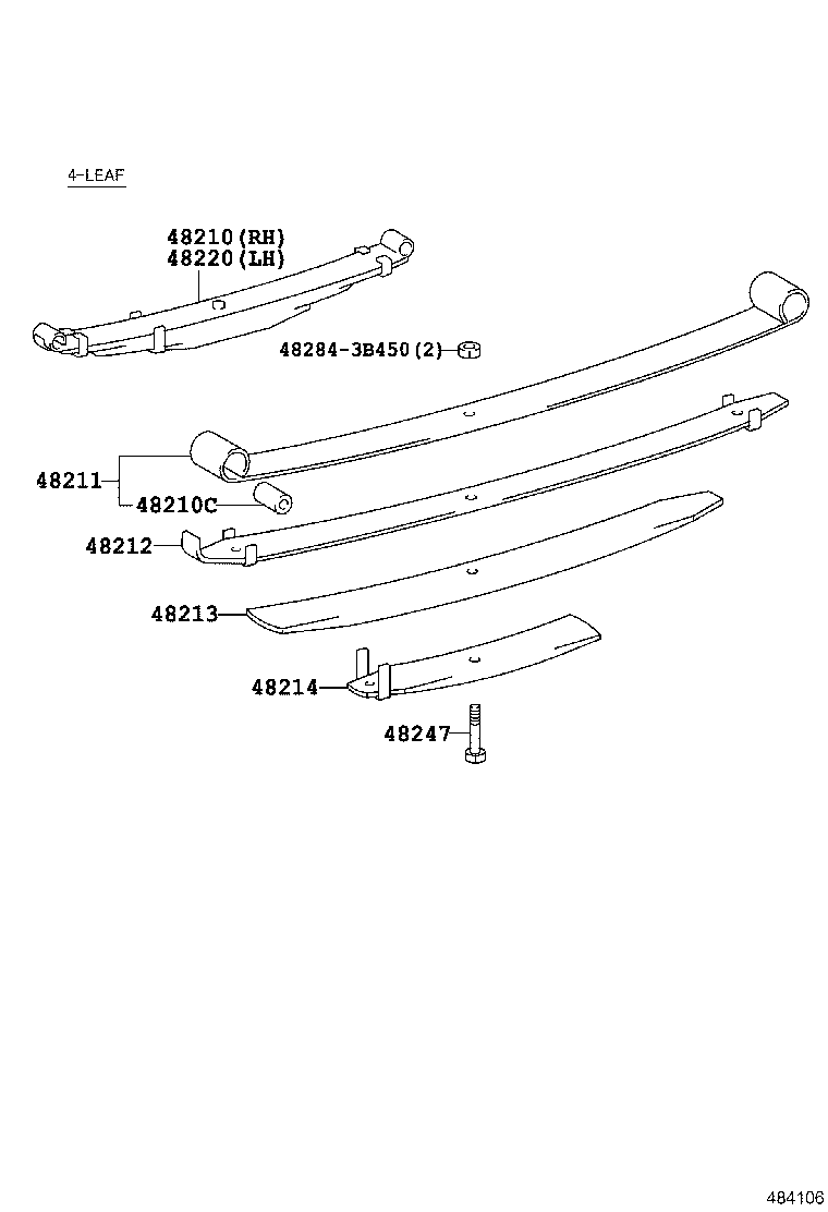48531-80449 ABSORBER ASSY, SHOCK, REAR RH product image