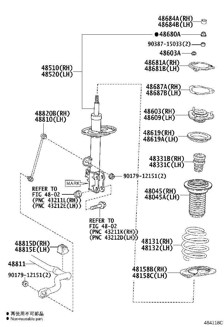 48131-58270 SPRING, FRONT COIL, RH product image